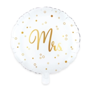 Mrs Folieballon Hvid/Guld
