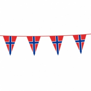 Norge Vimpel Flagguirlande