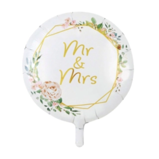 Mr & Mrs Blomster Folieballon