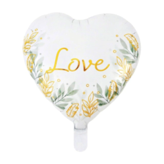Hjerteformet Love Folieballon