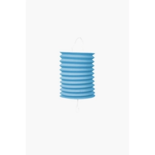 Cylinder Papirlanterne Lyseblå