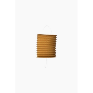 Cylinder Papirlanterne Guld