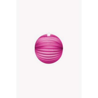 Rund Papirlanterne Pink