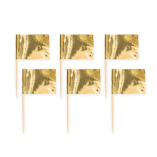 Flag Kagepinde Guld