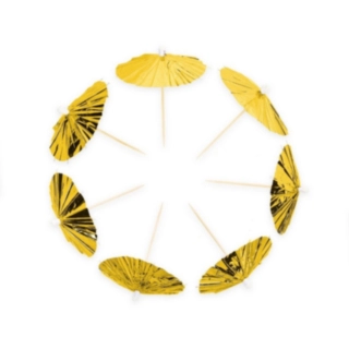Parasol Drinkspinde Guld