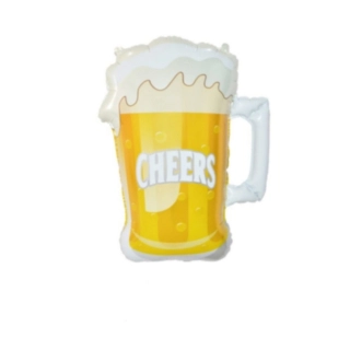 Ølkrus Cheers Folieballon