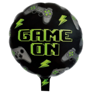 Game On Rund Folieballon