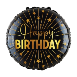 Happy Birthday Golden Celebrations Stor Folieballon