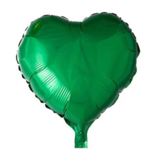 Hjerte Folieballon Grøn