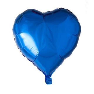 Hjerte Folieballon Blå