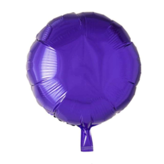 Rund Folieballon Lilla