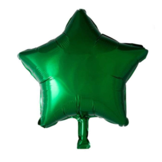 Stjerne Folieballon Grøn