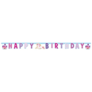 Enhjørning Happy Birthday Guirlande