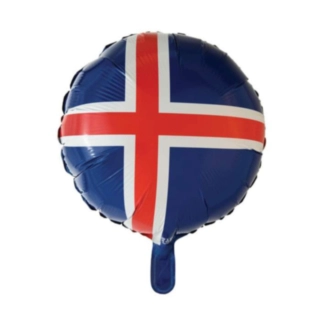 Rund Island Flag Folieballon