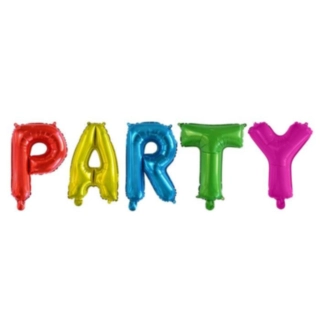 Party Folieballoner Multifarvet
