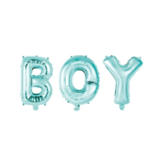 Boy Folieballon Lyseblå