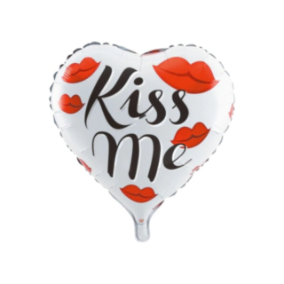 Kiss Me Hjerte Folieballon
