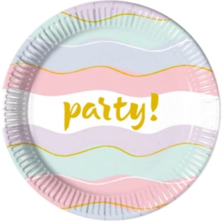 Pastel Party Paptallerkener