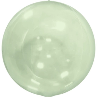 Transparent Rund Ballon Grøn