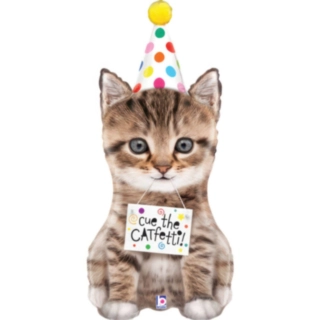 Festlig Kat Folieballon