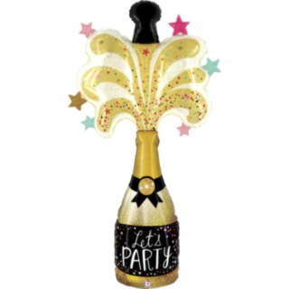 Stor Champagneflaske Folieballon