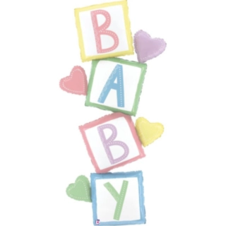 Babyblokke Folieballon