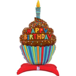 Happy Birthday Cupcake Folieballon