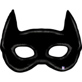 Flagermus Maske Folieballon Sort