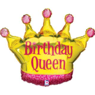 Birthday Queen Krone Folieballon