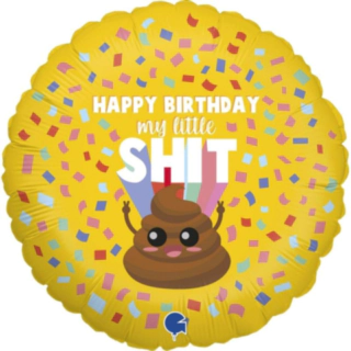 Happy Birthday My Little Shit Folieballon