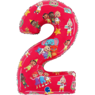 Cocomelon® 2 Års Tal Folieballon