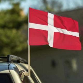 Dannebrogsflag Til Bil
