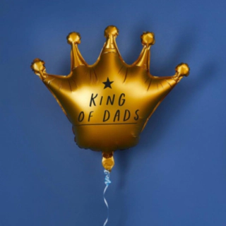 King Of Dads Krone Folieballon