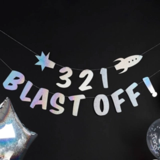 Blast Off Space Guirlande