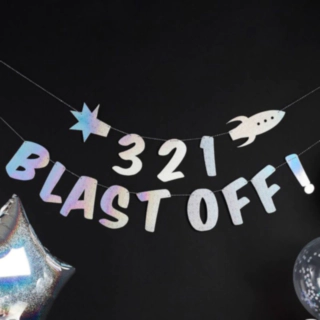 Blast Off Space Guirlande