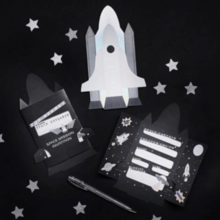 Space Party Invitationer