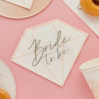 Bride To Be Diamond Servietter
