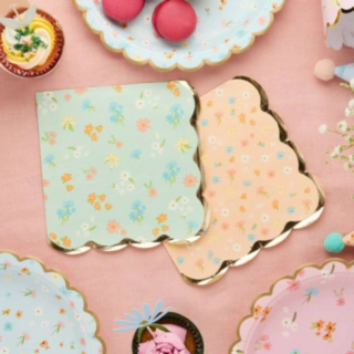 Floral Tea Party Servietter