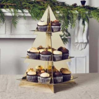Juletræ Kagestand Guld