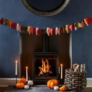 Efterårsblad Mix Guirlande