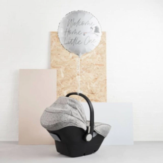 Rund Welcome Home Little One Folieballon