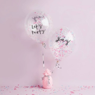 Let's Party Konfetti Balloner