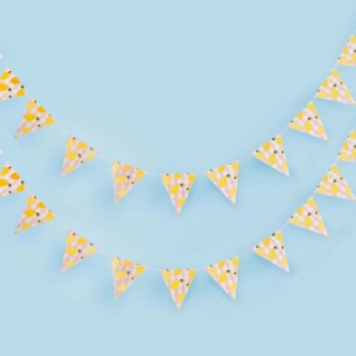 Citron Gingham Guirlande