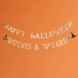 Witch & Wizard Halloween Guirlande