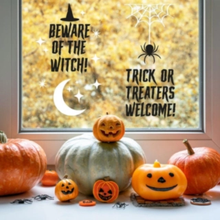 Trick Or Treat Vinduesklistermærker