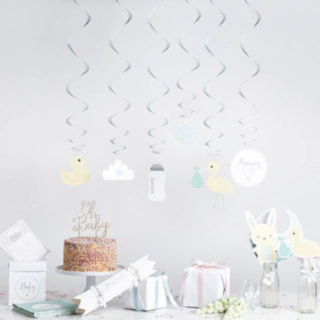 Babyshower Unisex Swirls