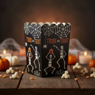Skelet Halloween Popcornbægre
