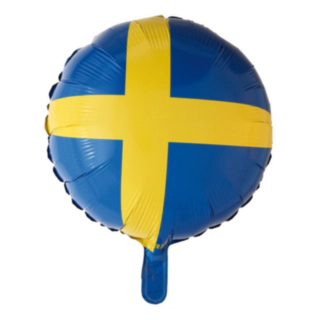 Sverige Folieballon Rund