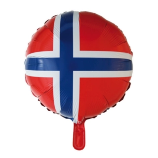 Norge Folieballon Rund