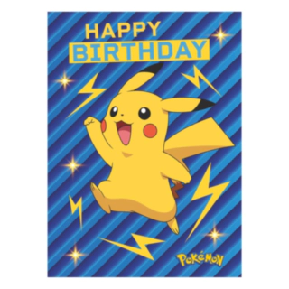 Pokémon® Pikachu Fødselsdagskort